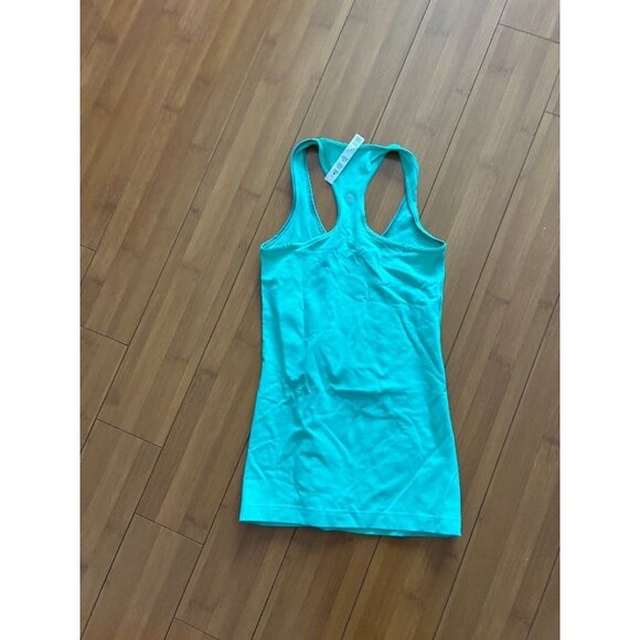 Lululemon Cool Racerback Tank Cami Peacock Blue -  4 Small - Picture 1 of 3